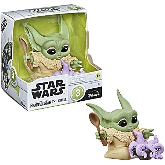 Bandai STAR WARS THE MANDALORIAN BABY BOUNTIES COLLECTION 3 GROGU TENTACLE SOUP SURPRISE FIGURE - Image 1